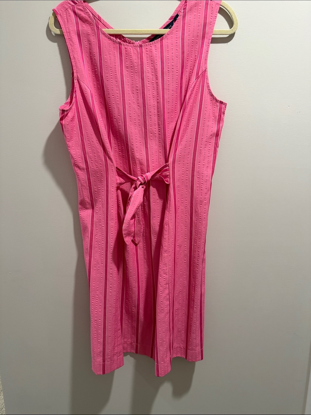 Duffield Lane Hot Pink Sleeveless Tie-Front Tunic